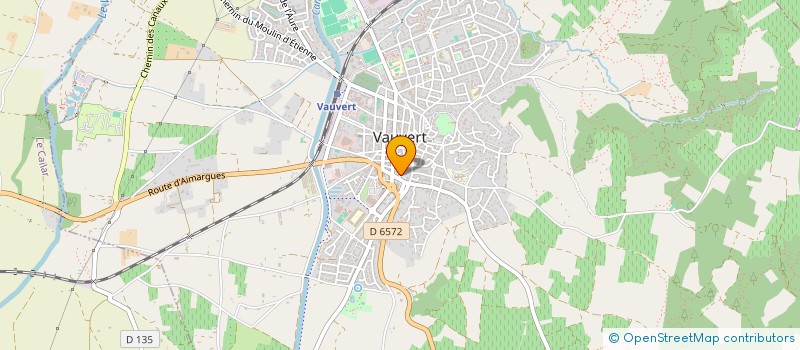 localisation de l'entreprise MONSIEUR ALEXANDRE ALLARD  VAUVERT