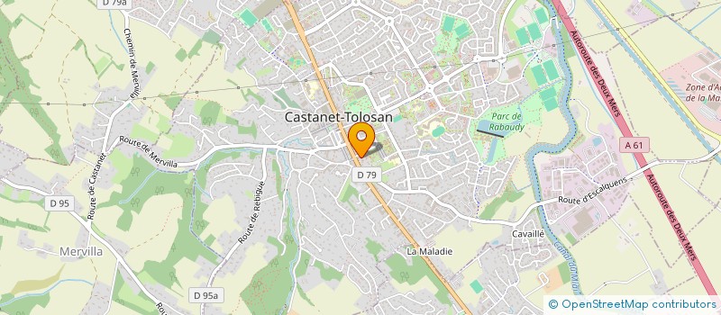 localisation de l'entreprise MONSIEUR ALEXANDRE ALLAUD  CASTANET-TOLOSAN