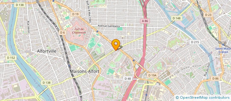 localisation de l'entreprise MONSIEUR ALEXANDRE ALLICHE  MAISONS-ALFORT