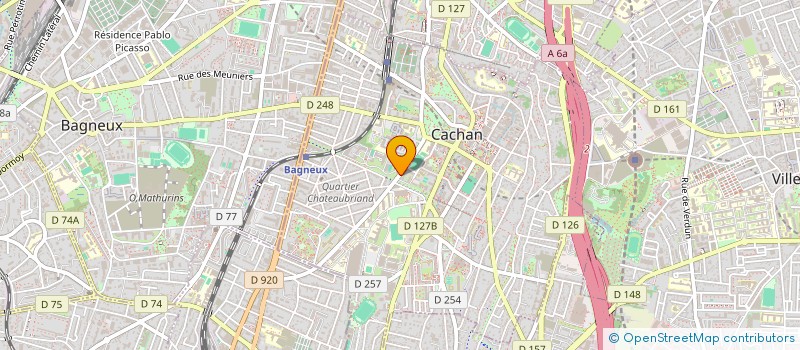 localisation de l'entreprise MONSIEUR ALEXANDRE ALMEIDA DA SILVA  CACHAN