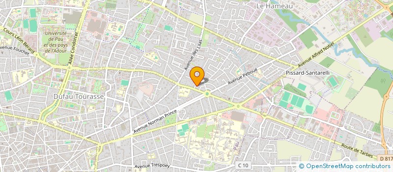localisation de l'entreprise MONSIEUR ALEXANDRE ALVES à PAU