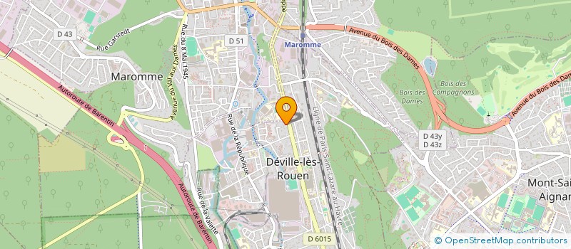 localisation de l'entreprise MONSIEUR ALEXANDRE ALVES  DEVILLE-LES-ROUEN