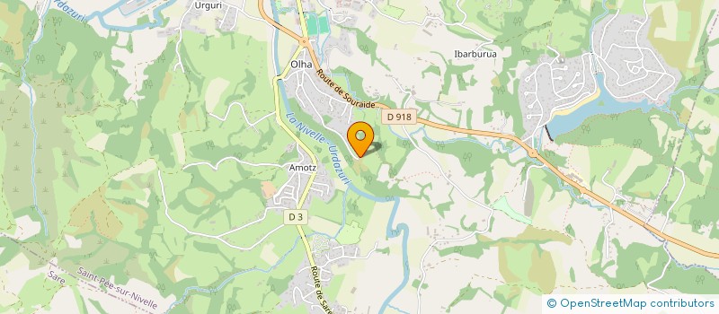 localisation de l'entreprise MONSIEUR ALEXANDRE ALVES DA SILVA  SAINT-PEE-SUR-NIVELLE