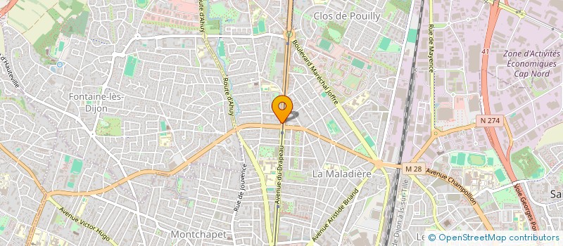 localisation de l'entreprise MONSIEUR ALEXANDRE ALVES PARGANA à DIJON