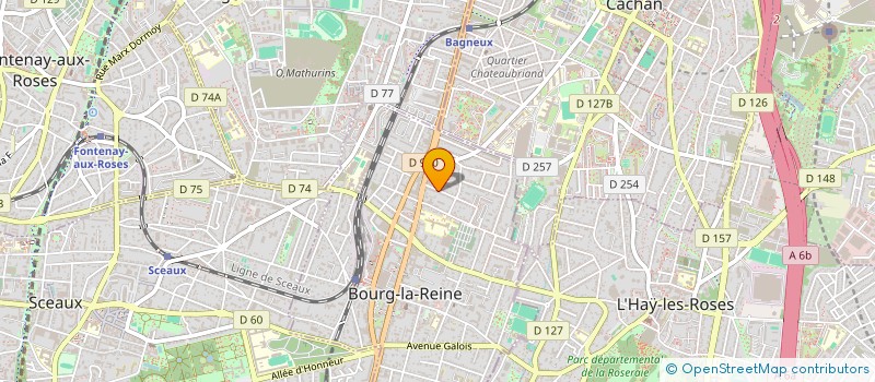 localisation de l'entreprise MONSIEUR ALEXANDRE ALVES VIEIRA à BOURG-LA-REINE