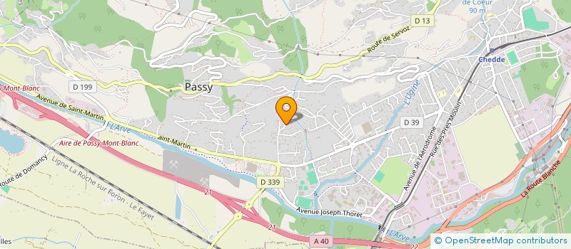 localisation de l'entreprise MONSIEUR ALEXANDRE AMADEI à PASSY