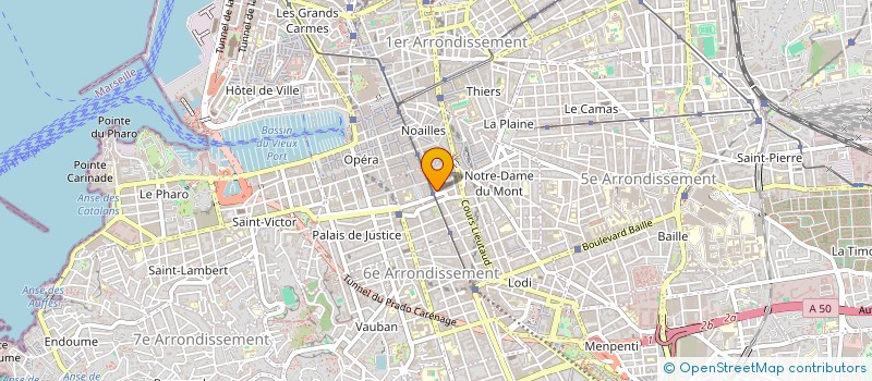 localisation de l'entreprise MONSIEUR ALEXANDRE AMAND à MARSEILLE