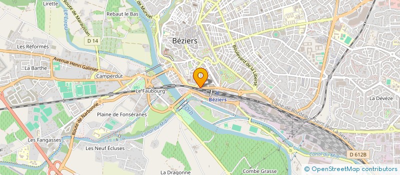 localisation de l'entreprise MONSIEUR ALEXANDRE AMAR  BEZIERS
