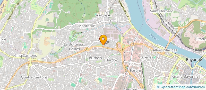 localisation de l'entreprise MONSIEUR ALEXANDRE AMARO PAZ CORREIA  ANGLET