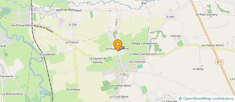 localisation de l'entreprise MONSIEUR ALEXANDRE AMESLANT  QUETTREVILLE-SUR-SIENNE
