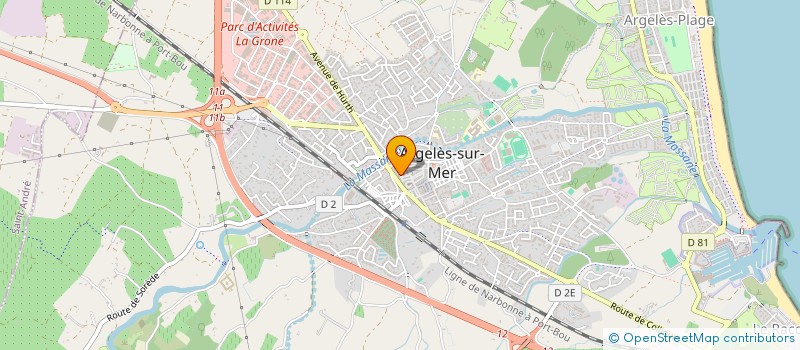 localisation de l'entreprise MONSIEUR ALEXANDRE AMGAR à ARGELES-SUR-MER