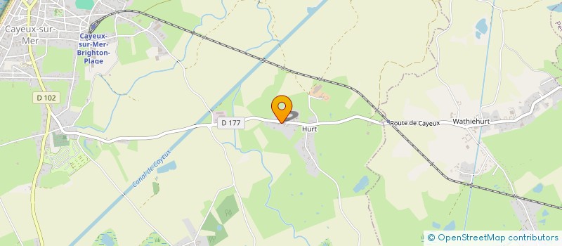 localisation de l'entreprise MONSIEUR ALEXANDRE AMOURETTE  CAYEUX-SUR-MER