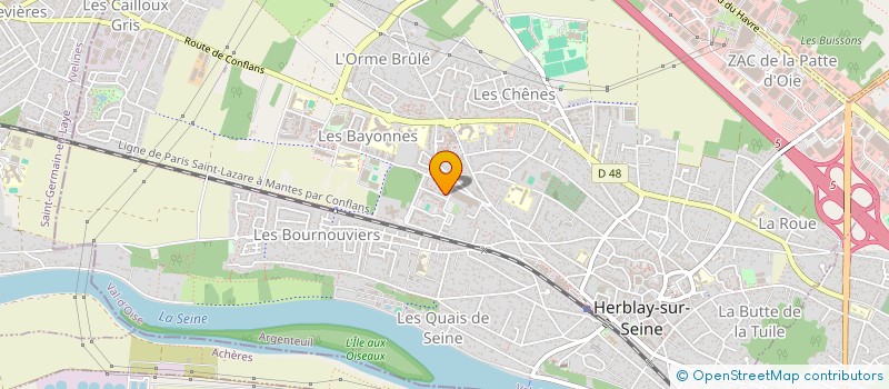 localisation de l'entreprise MONSIEUR ALEXANDRE ANACLETO  HERBLAY-SUR-SEINE