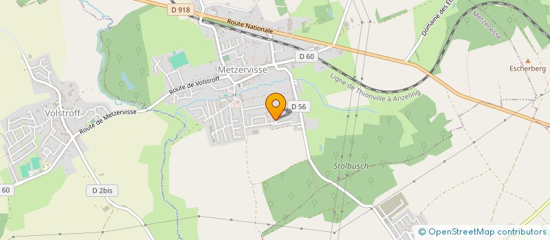 localisation de l'entreprise MONSIEUR ALEXANDRE ANDOLFO  METZERVISSE