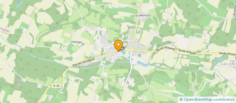 localisation de l'entreprise MONSIEUR ALEXANDRE ANDRE  ESTANG