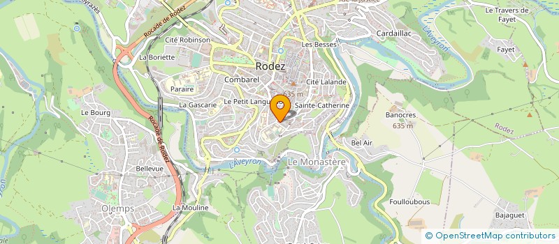 localisation de l'entreprise MONSIEUR ALEXANDRE ANDRE à RODEZ