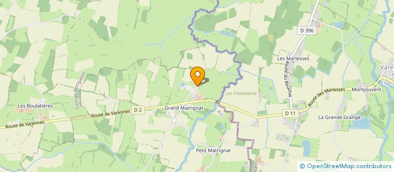 localisation de l'entreprise MONSIEUR ALEXANDRE ANDRE  SAINT-NIZIER-LE-BOUCHOUX