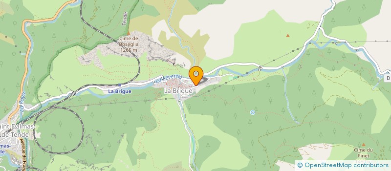 localisation de l'entreprise MONSIEUR ALEXANDRE ANDREONI  LA BRIGUE