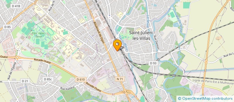 localisation de l'entreprise MONSIEUR ALEXANDRE ANDREOU à SAINT-JULIEN-LES-VILLAS