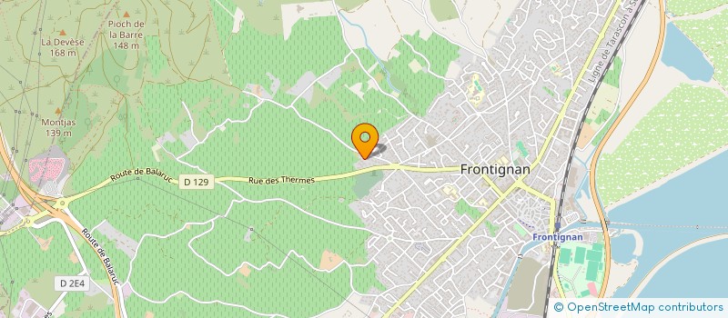 localisation de l'entreprise MONSIEUR ALEXANDRE ANDREU à FRONTIGNAN