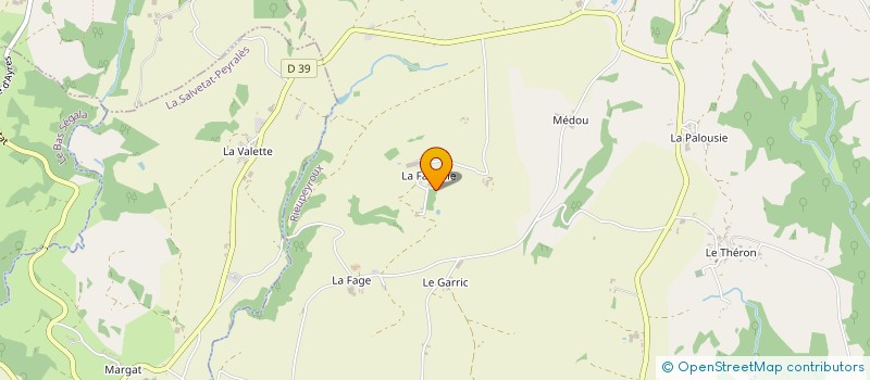 localisation de l'entreprise MONSIEUR ALEXANDRE ANDURAND  RIEUPEYROUX