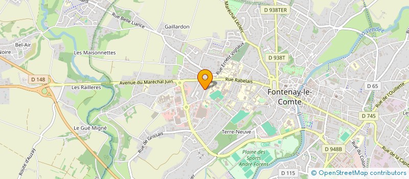 localisation de l'entreprise MONSIEUR ALEXANDRE ANQUETIL à FONTENAY-LE-COMTE