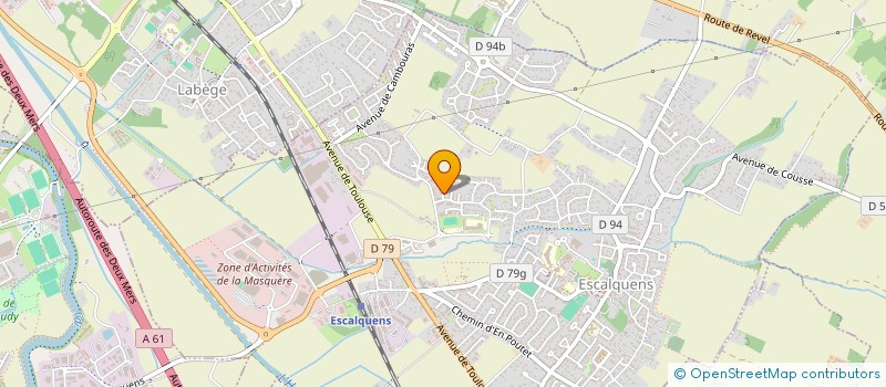 localisation de l'entreprise MONSIEUR ALEXANDRE ANSELLEM  ESCALQUENS