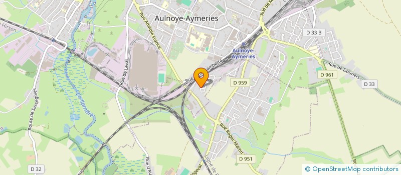 localisation de l'entreprise MONSIEUR ALEXANDRE ANSSEAU  AULNOYE-AYMERIES