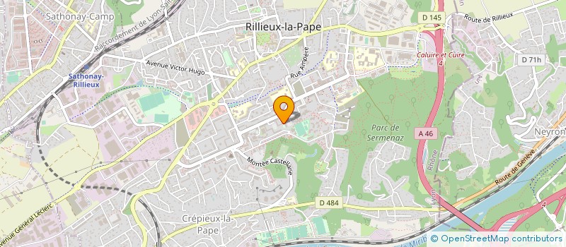 localisation de l'entreprise MONSIEUR ALEXANDRE ANTONIO CARVALHO PINTO  RILLIEUX-LA-PAPE