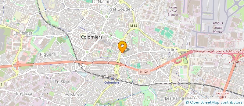localisation de l'entreprise MONSIEUR ALEXANDRE ANTUNES à COLOMIERS