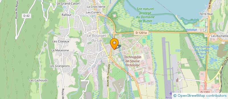 localisation de l'entreprise MONSIEUR ALEXANDRE ARANDA  LE BOURGET-DU-LAC