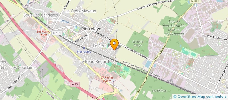 localisation de l'entreprise MONSIEUR ALEXANDRE ARAUJO  PIERRELAYE