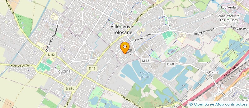 localisation de l'entreprise MONSIEUR ALEXANDRE ARBOUZ à VILLENEUVE-TOLOSANE