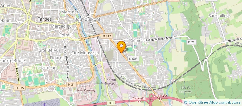 localisation de l'entreprise MONSIEUR ALEXANDRE ARMANDOU  SEMEAC