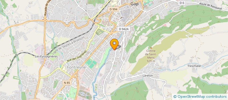 localisation de l'entreprise MONSIEUR ALEXANDRE ARNAUD  GAP