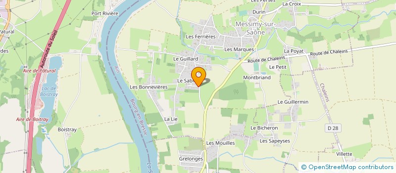 localisation de l'entreprise MONSIEUR ALEXANDRE ARNOL à MESSIMY-SUR-SAONE