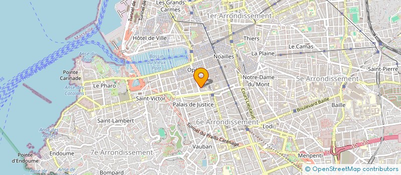 localisation de l'entreprise MONSIEUR ALEXANDRE ARNOUX  MARSEILLE