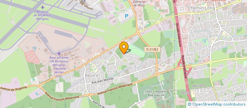 localisation de l'entreprise MONSIEUR ALEXANDRE ARRIGHI  MERIGNAC