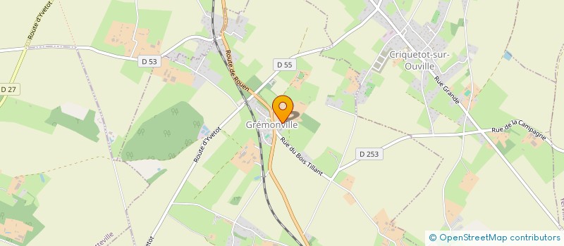 localisation de l'entreprise MONSIEUR ALEXANDRE ARTEAUD  GREMONVILLE