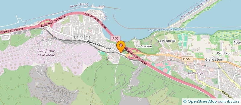 localisation de l'entreprise MONSIEUR ALEXANDRE ASCIONE  CHATEAUNEUF-LES-MARTIGUES