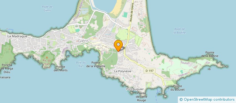 localisation de l'entreprise MONSIEUR ALEXANDRE ASTIER  HYERES