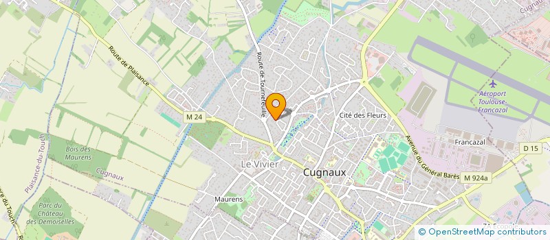 localisation de l'entreprise MONSIEUR ALEXANDRE ATENZA à CUGNAUX