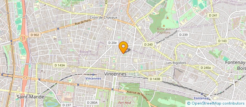 localisation de l'entreprise MONSIEUR ALEXANDRE ATILLA OZKUL à VINCENNES