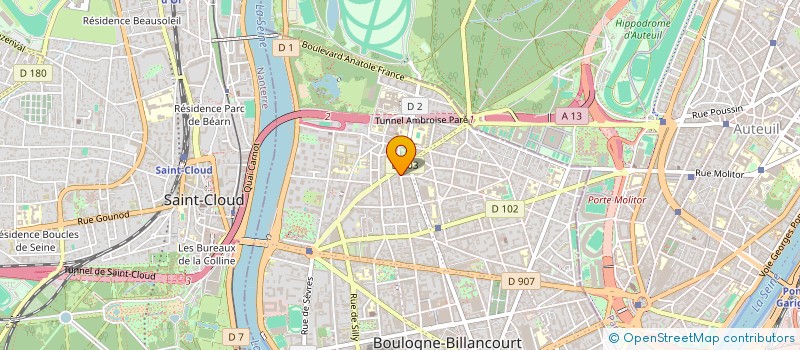 localisation de l'entreprise MONSIEUR ALEXANDRE ATTAL à BOULOGNE-BILLANCOURT