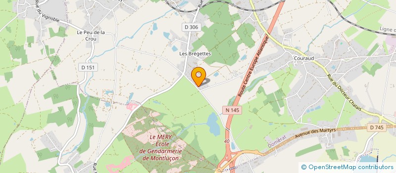 localisation de l'entreprise MONSIEUR ALEXANDRE AUBERGER à DOMERAT