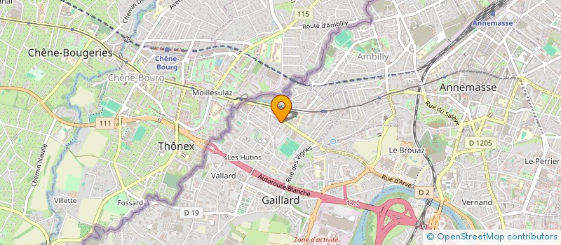 localisation de l'entreprise MONSIEUR ALEXANDRE AUBERT  GAILLARD