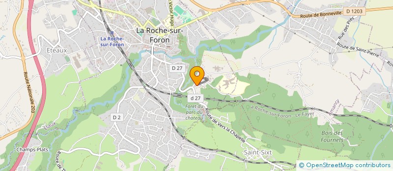 localisation de l'entreprise MONSIEUR ALEXANDRE AUBERT  LA ROCHE SUR FORON