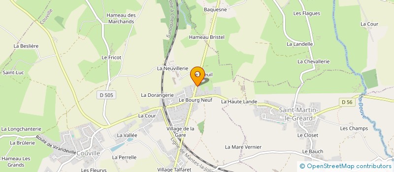 localisation de l'entreprise MONSIEUR ALEXANDRE AUBERT  COUVILLE