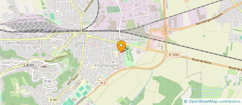 localisation de l'entreprise MONSIEUR ALEXANDRE AUBOURG à LAON