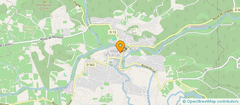 localisation de l'entreprise MONSIEUR ALEXANDRE AUBRIOT  CARCES